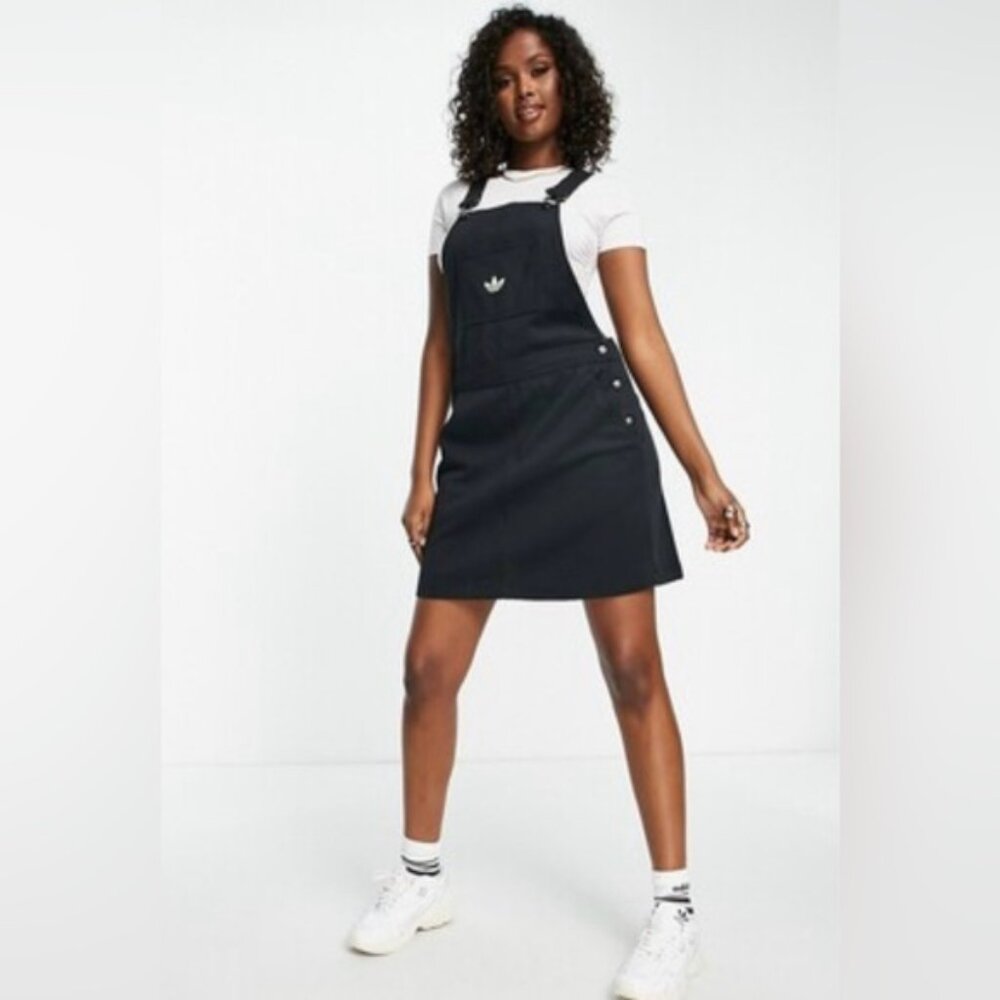 NWT Adidas Black Overall Dress Size Medium